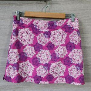Tranquility by Colorado Clothing Pink Skort Soft Floral Summer Women's Size S